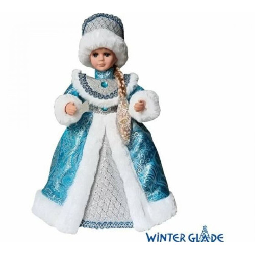 Фигурка Winter Glade Снегурочка 40 см голубой/серебряный MS0640