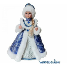 Фигурка Winter Glade Снегурочка 40 см синий/серебряный MS0740