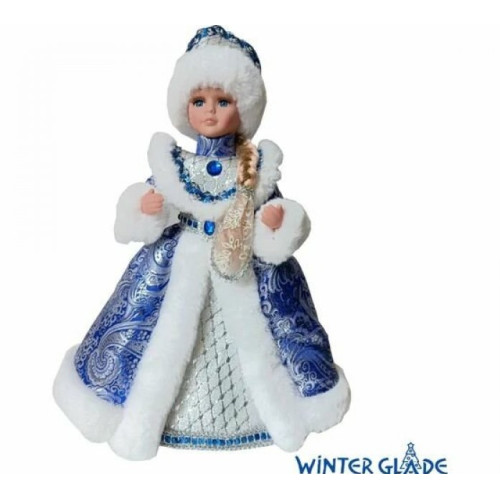Фигурка Winter Glade Снегурочка 40 см синий/серебряный MS0740