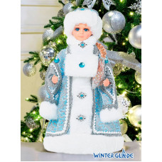 Фигурка Winter Glade Снегурочка 40 см светло-голубой/серебряный MS0840