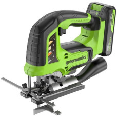 Лобзик аккумуляторный GreenWorks GD24JS120 3601407CUA