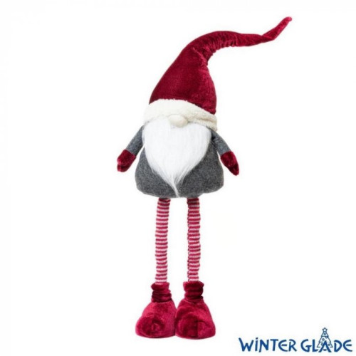 Фигурка Winter Glade Гном 80 см на телескопических ногах F2280