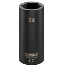 Ударная торцевая головка DeWalt 24 мм 1/2