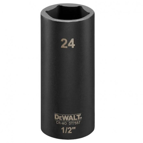 Ударная торцевая головка DeWalt 24 мм 1/2