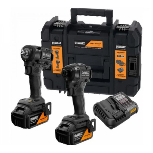 Набор аккумуляторных инструментов DeWalt McLaren F1 Team DCK2224MP2T-QW