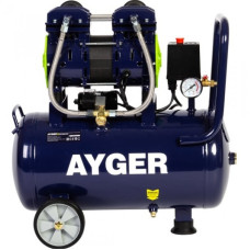 Безмасляный компрессор малошумный Ayger OFC320-24