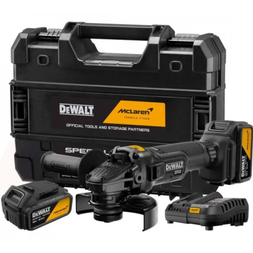 Аккумуляторная шлифмашина угловая DeWalt DCG45MP2T-QW 18В