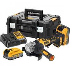 Аккумуляторная угловая шлифмашина DeWalt DCG404S2T-QW18V