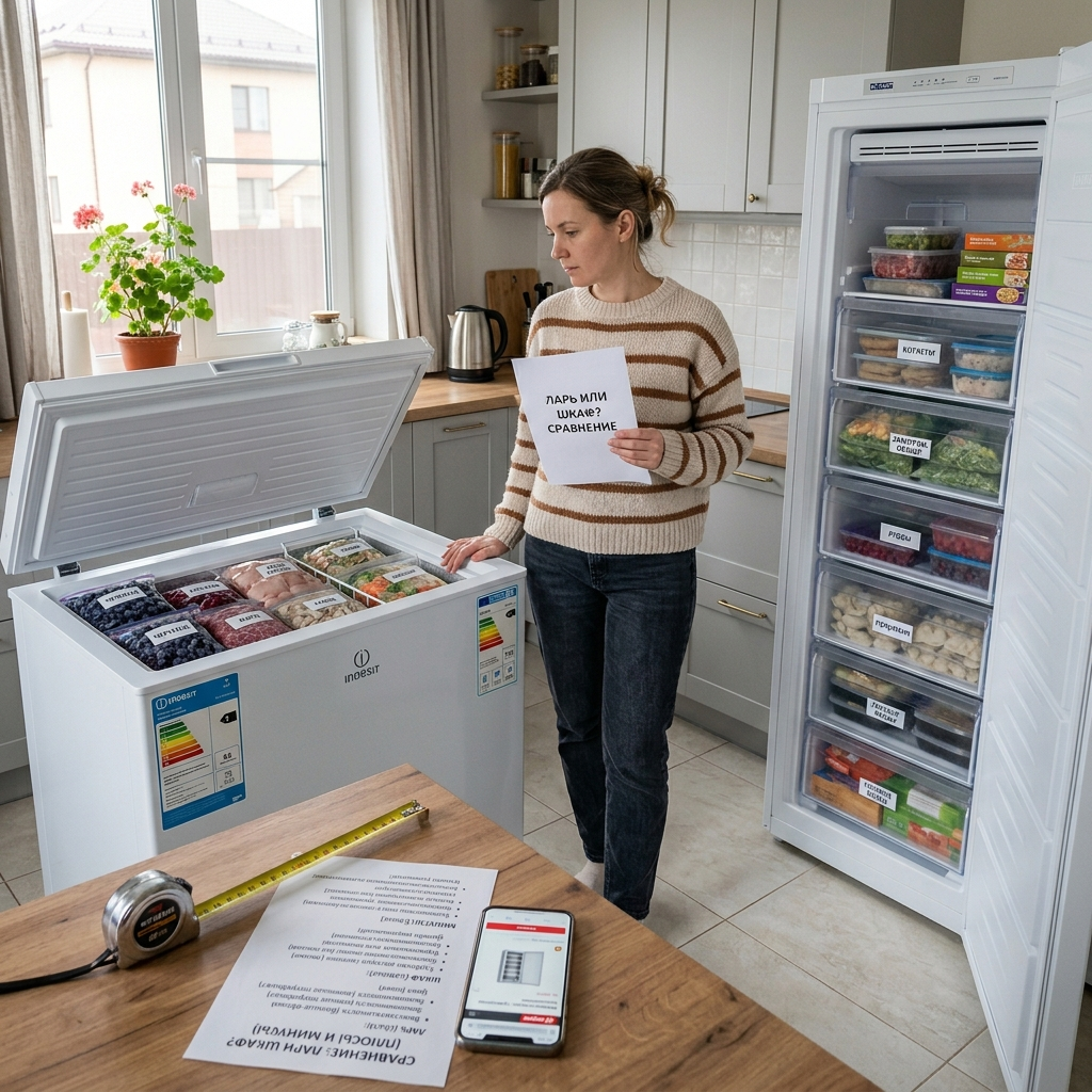 Морозильный ларь или шкаф: что выбрать